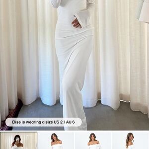 Princess Polly White Maxi Dress